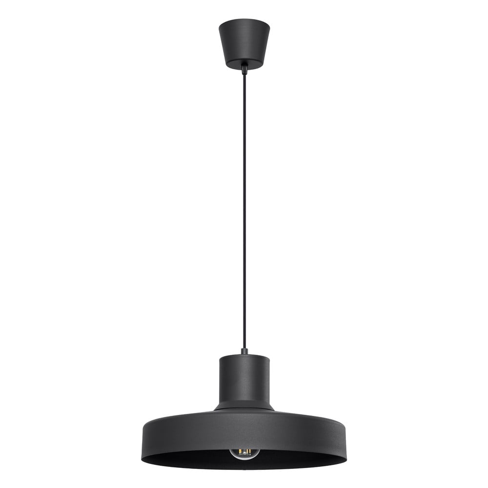 Fekete függőlámpa ø 35 cm Vito – Nice Lamps