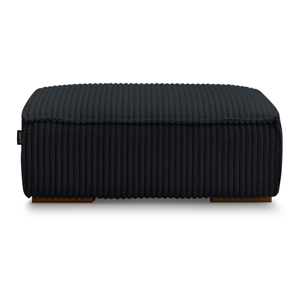 Fekete kordbársony lábtartó Chelsea – Bobochic Paris