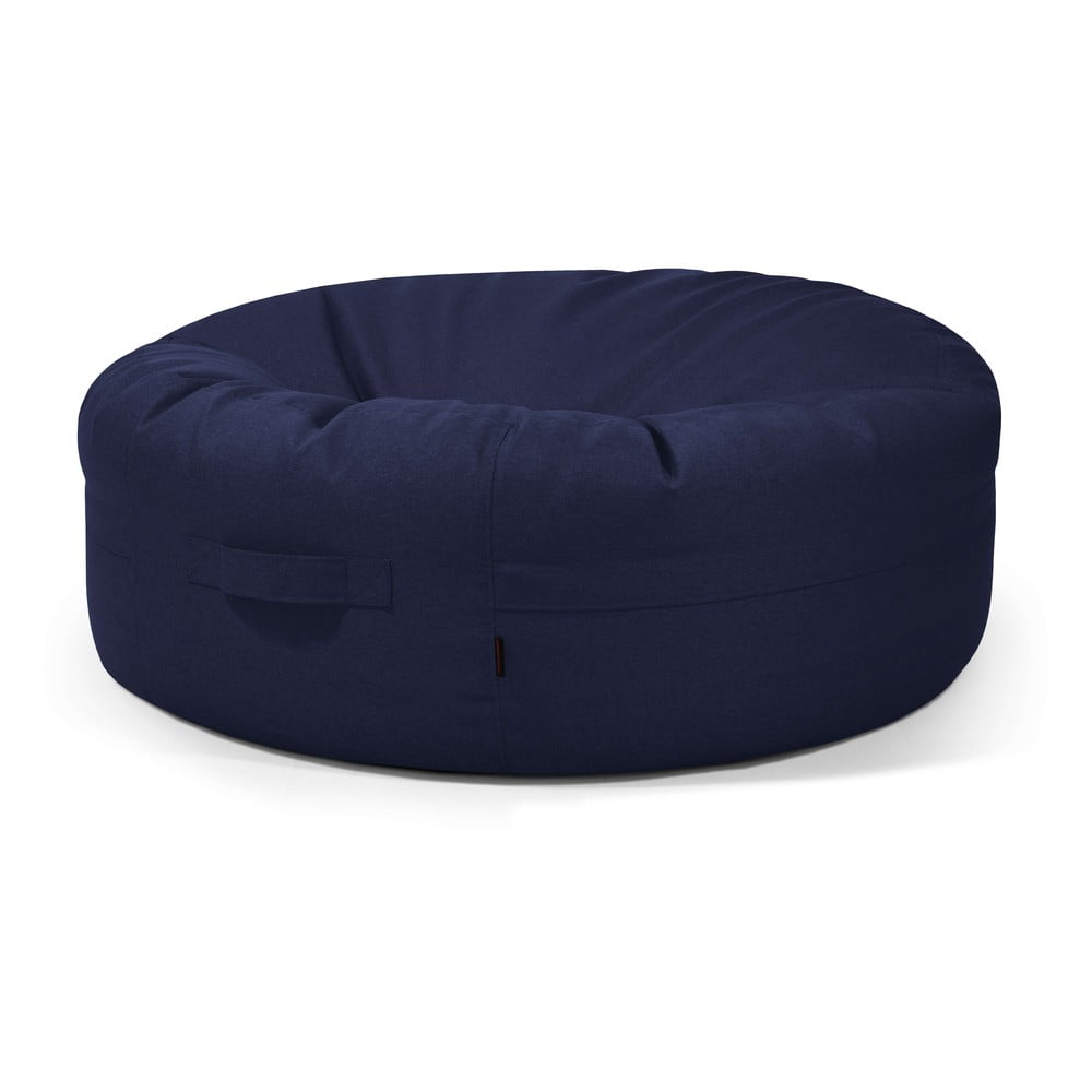 Kék babzsákfotel Roll 135 – SLOWDOWN