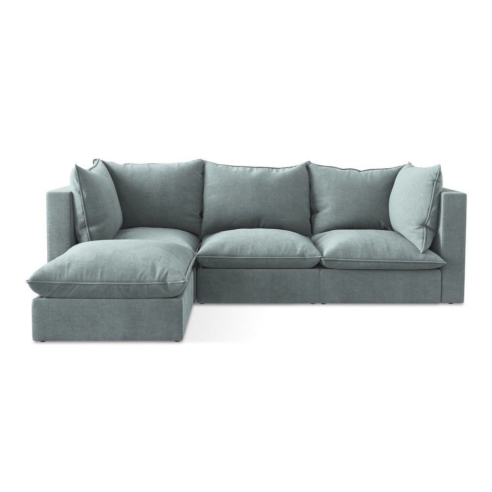 Kék sarokkanapé (bal oldali-heverő résszel) Manao – Makamii