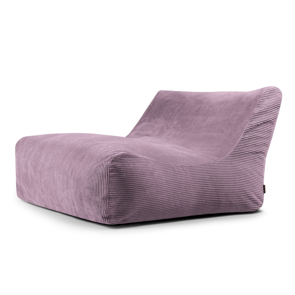 Lila kordbársony babzsákfotel Sofa Lounge – SLOWDOWN
