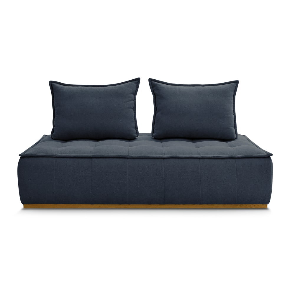 Sötétkék buklé kanapé 175 cm Elisa – Bobochic Paris