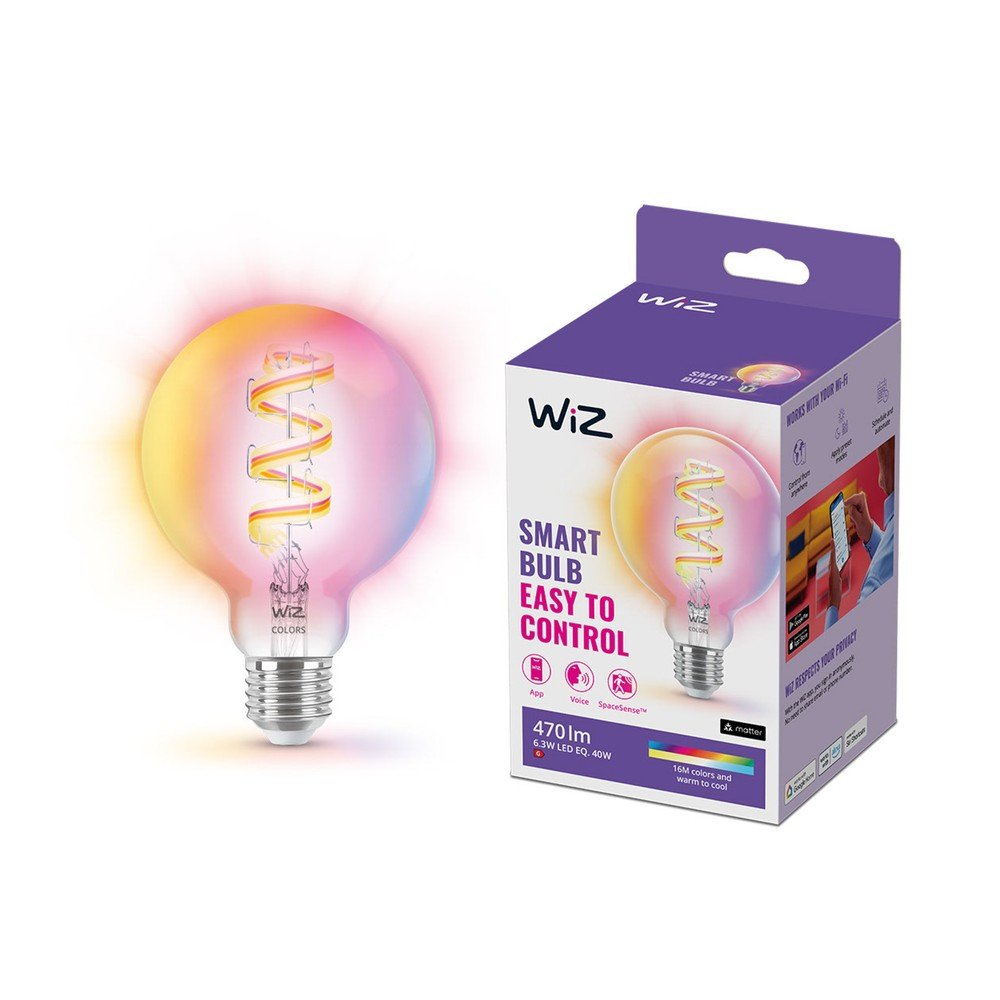 Szálas okos izzó E27