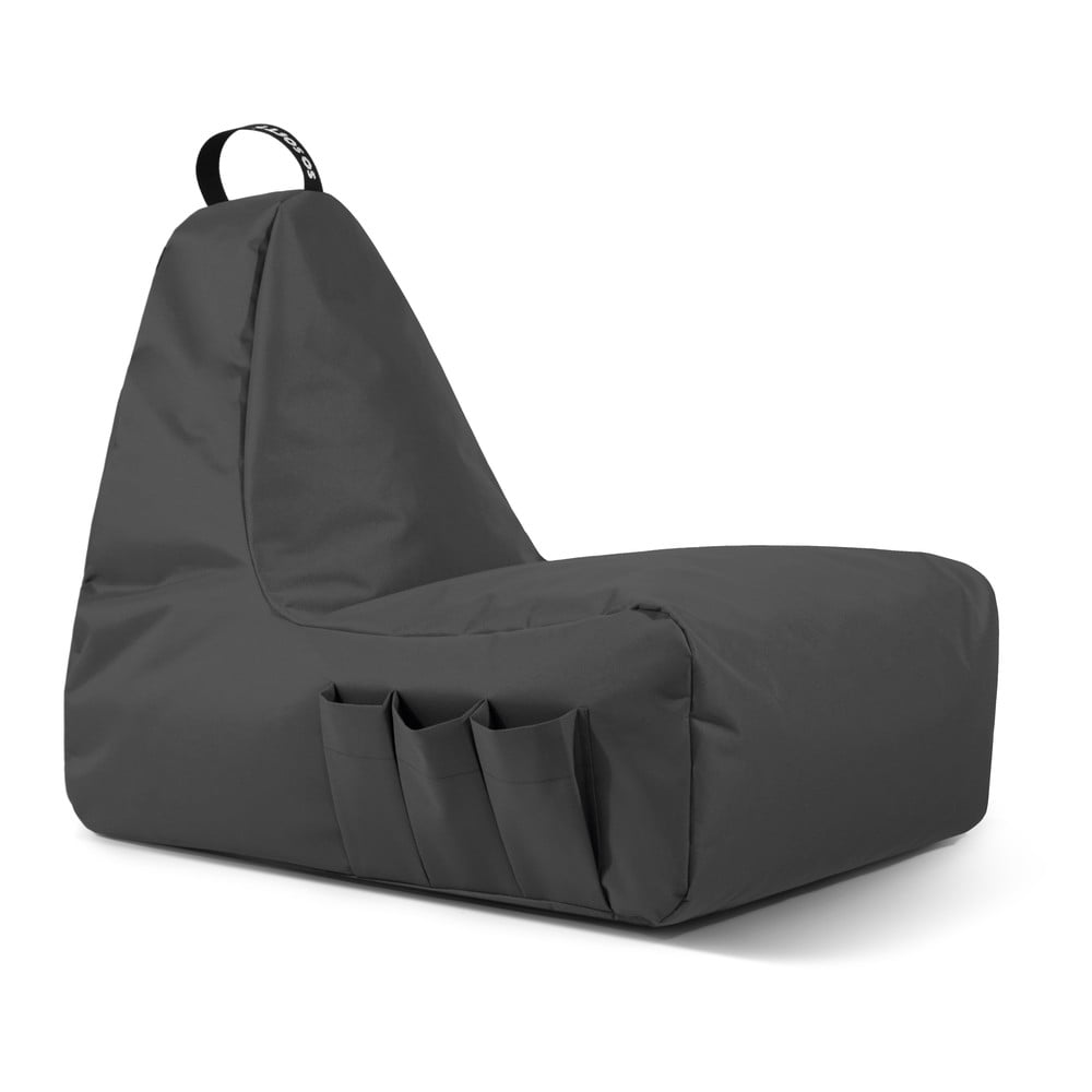 Szürke babzsákfotel Chill Gamer L – So Soft?