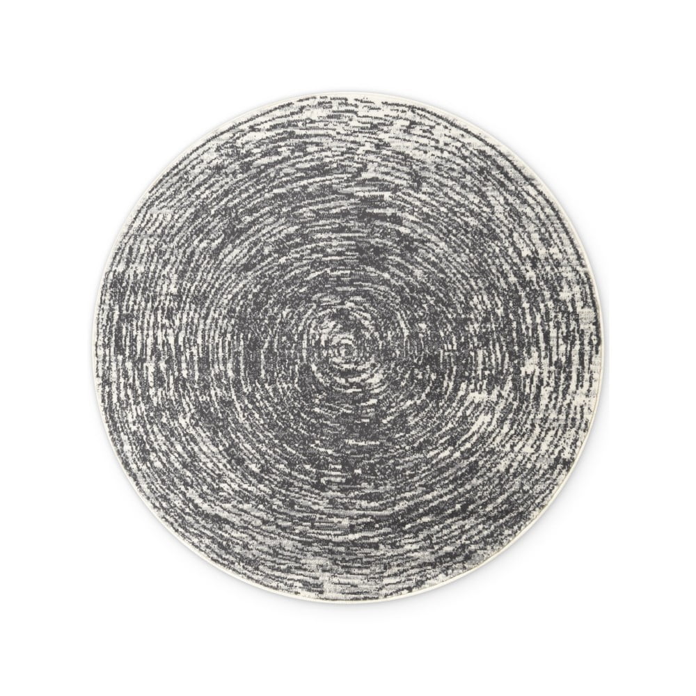 Szürke-krémszínű kerek szőnyeg ø 160 cm Gloria Cavallo – Hanse Home
