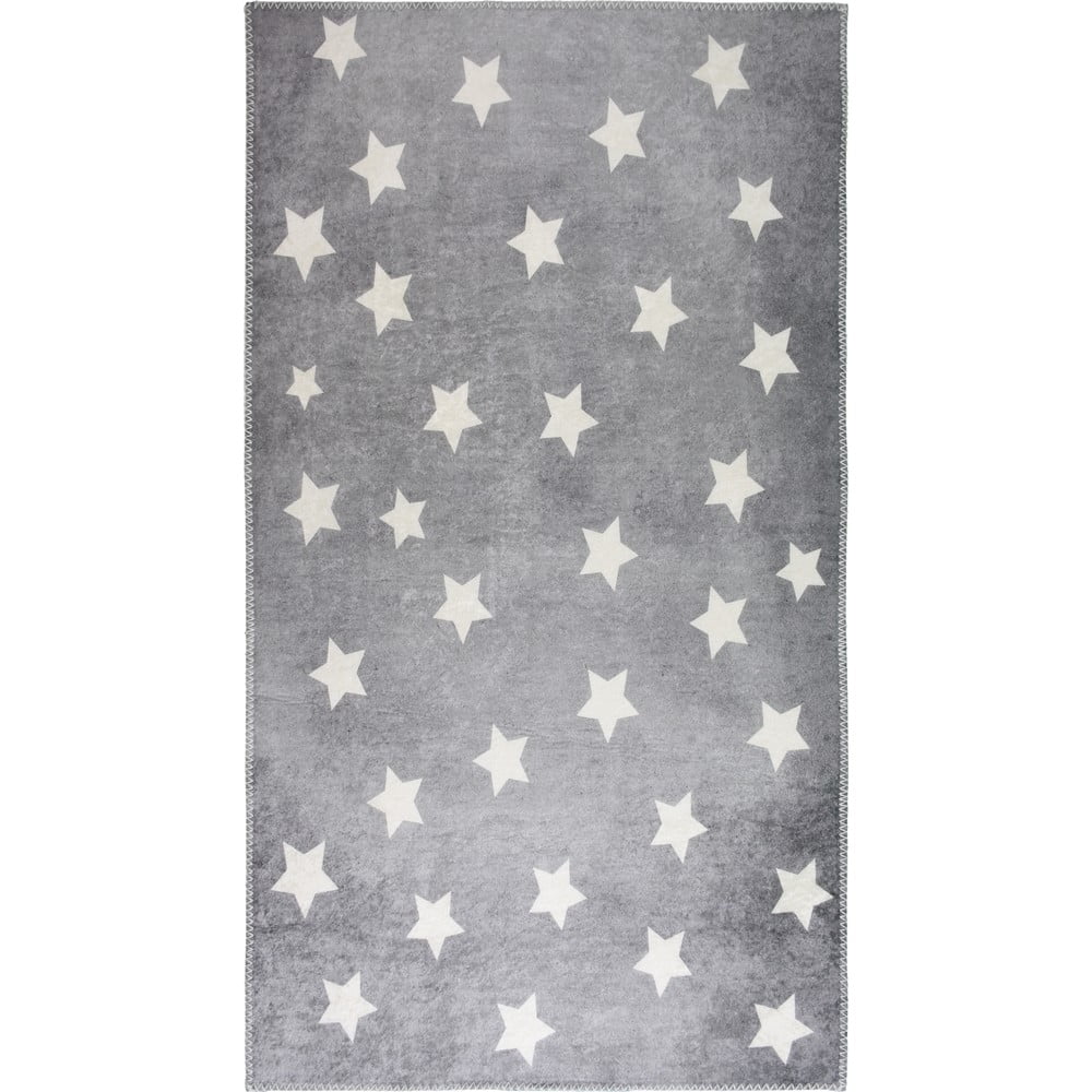 Szürke mosható gyerek szőnyeg 80x120 cm Shining Stars – Vitaus