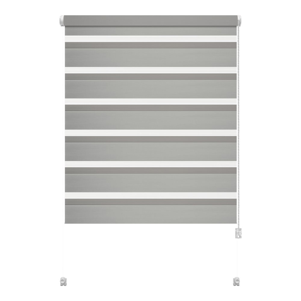 Szürke nappali-éjszakai roló 57x150 cm Zebra – Gardinia