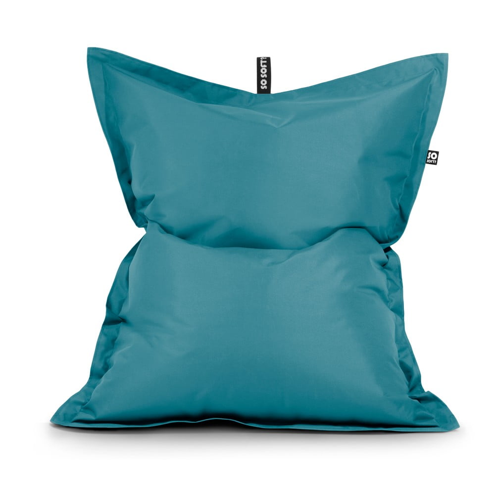 Türkiz babzsákfotel Pad XL – So Soft?