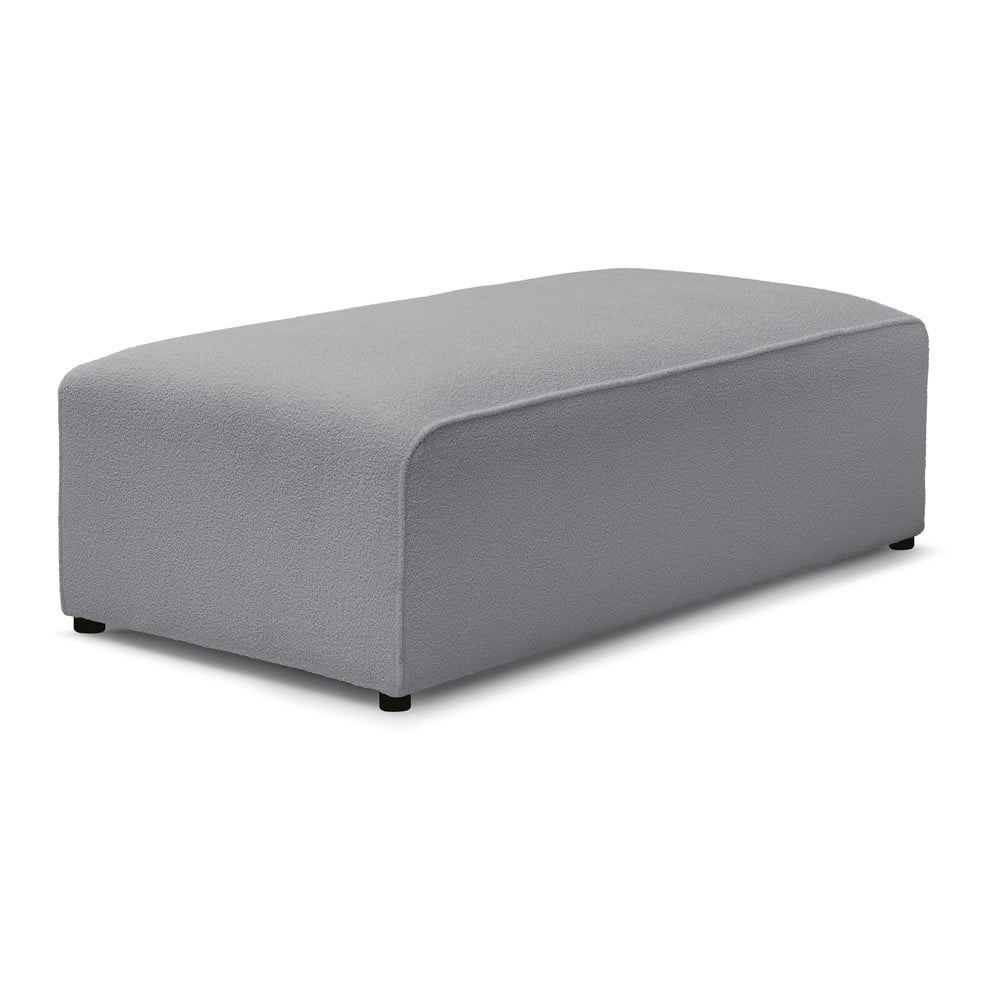 Világosszürke buklé moduláris lábtartó Megeve – Bobochic Paris