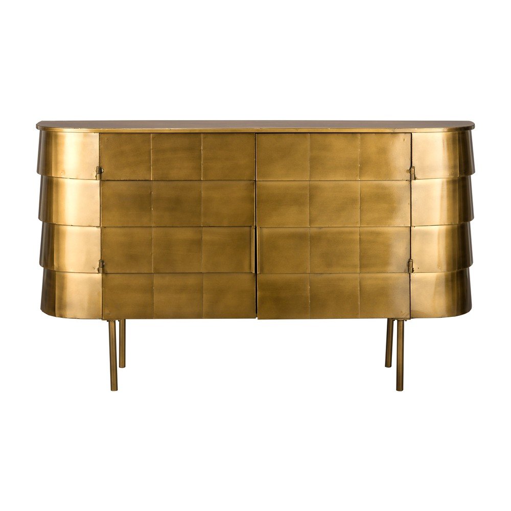 Aranyszínű fém komód 117x70x26 cm Hanna – Dutchbone