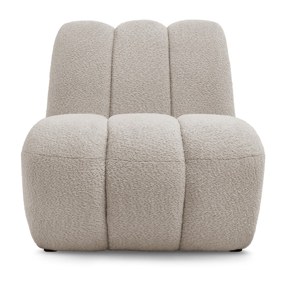 Bézs buklé fotel Janissaire – Bobochic Paris