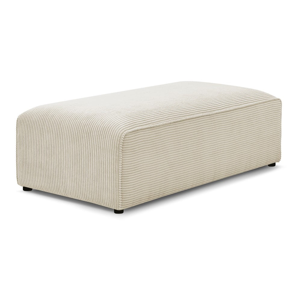 Bézs kordbársony moduláris lábtartó Megeve – Bobochic Paris