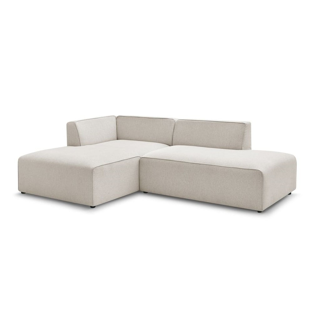 Bézs moduláris sarokkanapé (bal oldali-L alakú) Megeve – Bobochic Paris