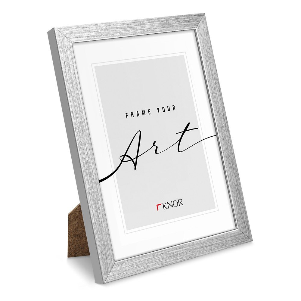 Ezüstszínű fali képkeret 32x42 cm – knor