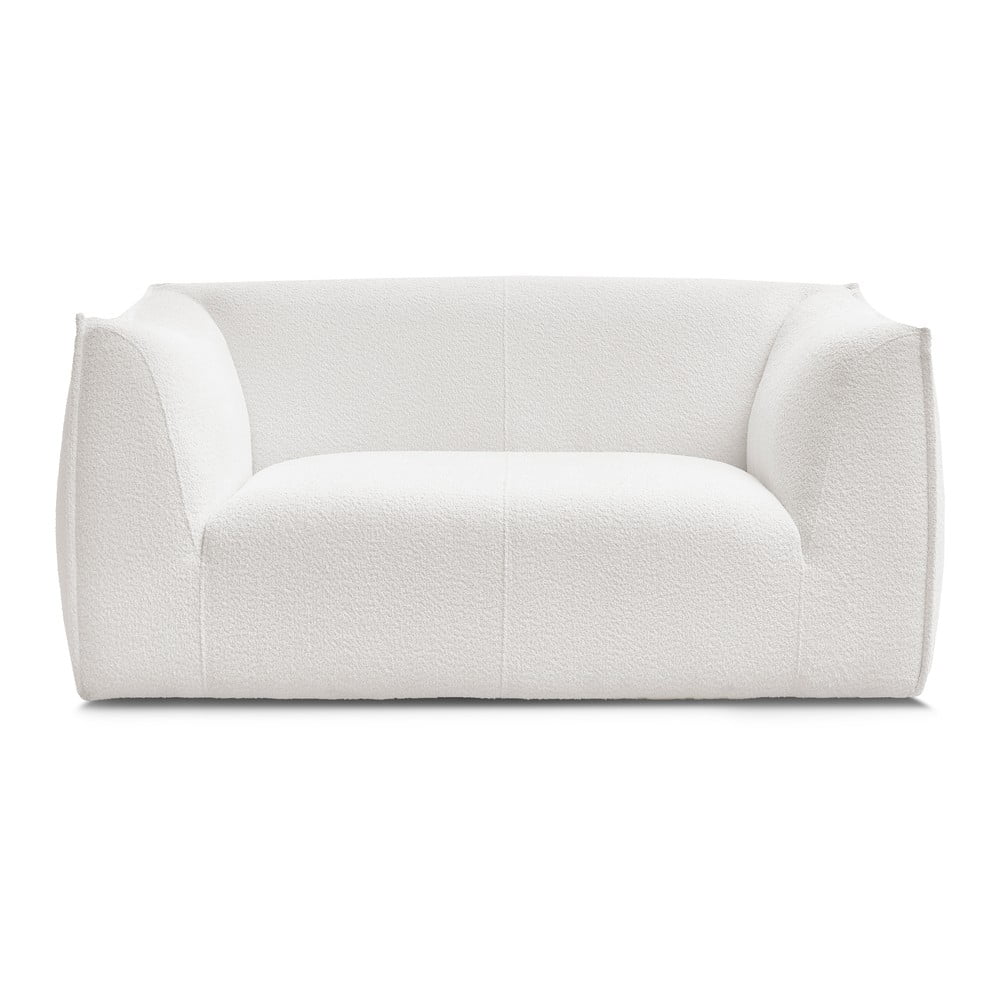 Fehér buklé kanapé 170 cm Giorgia – Bobochic Paris