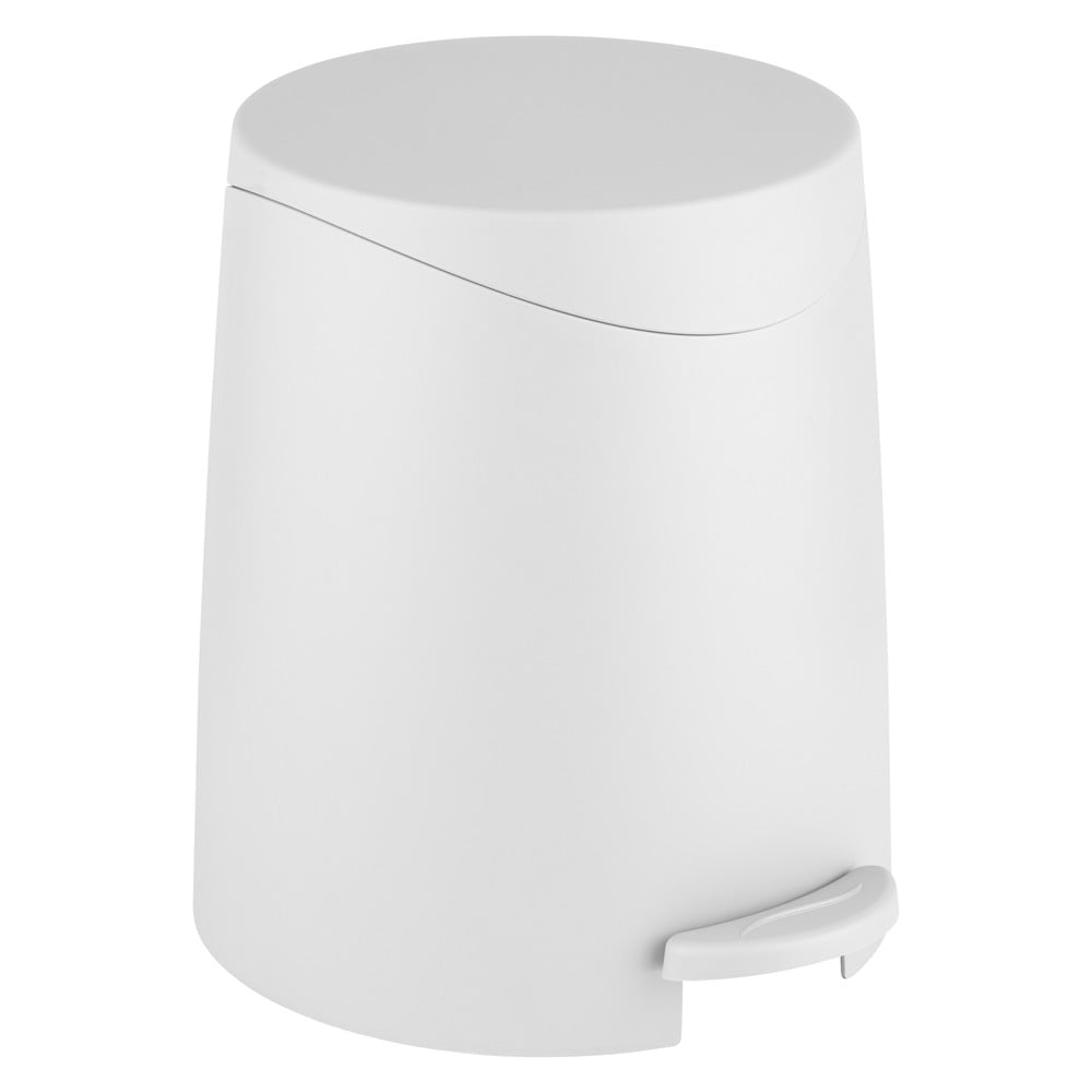 Fehér műanyag pedálos szemetes 3 l Portes – Allstar