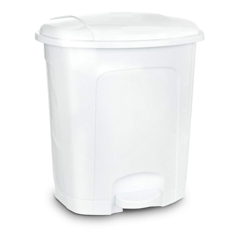 Fehér műanyag pedálos szemetes 3 l – Orion