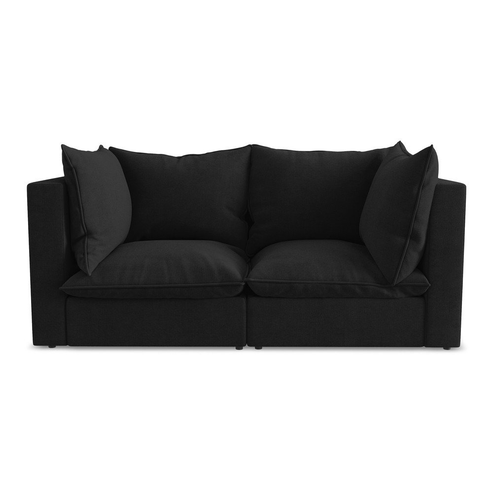 Fekete kanapé 180 cm Manao – Makamii