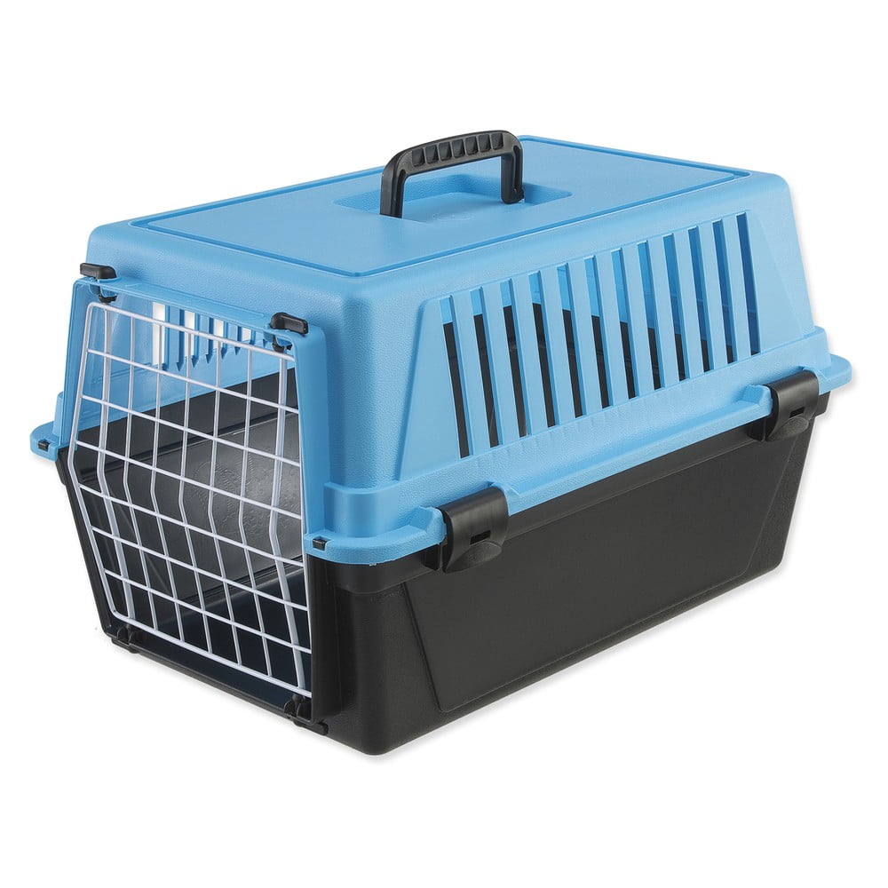 Fekete-világoskék állathordozó 37x58 cm Ferplast Atlas 20 – Plaček Pet Products