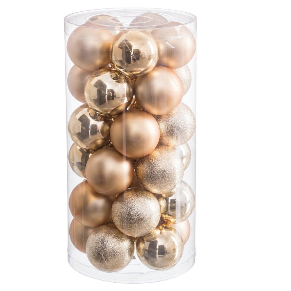 Karácsonyfadísz készlet 30 db-os ø 6 cm – Casa Selección