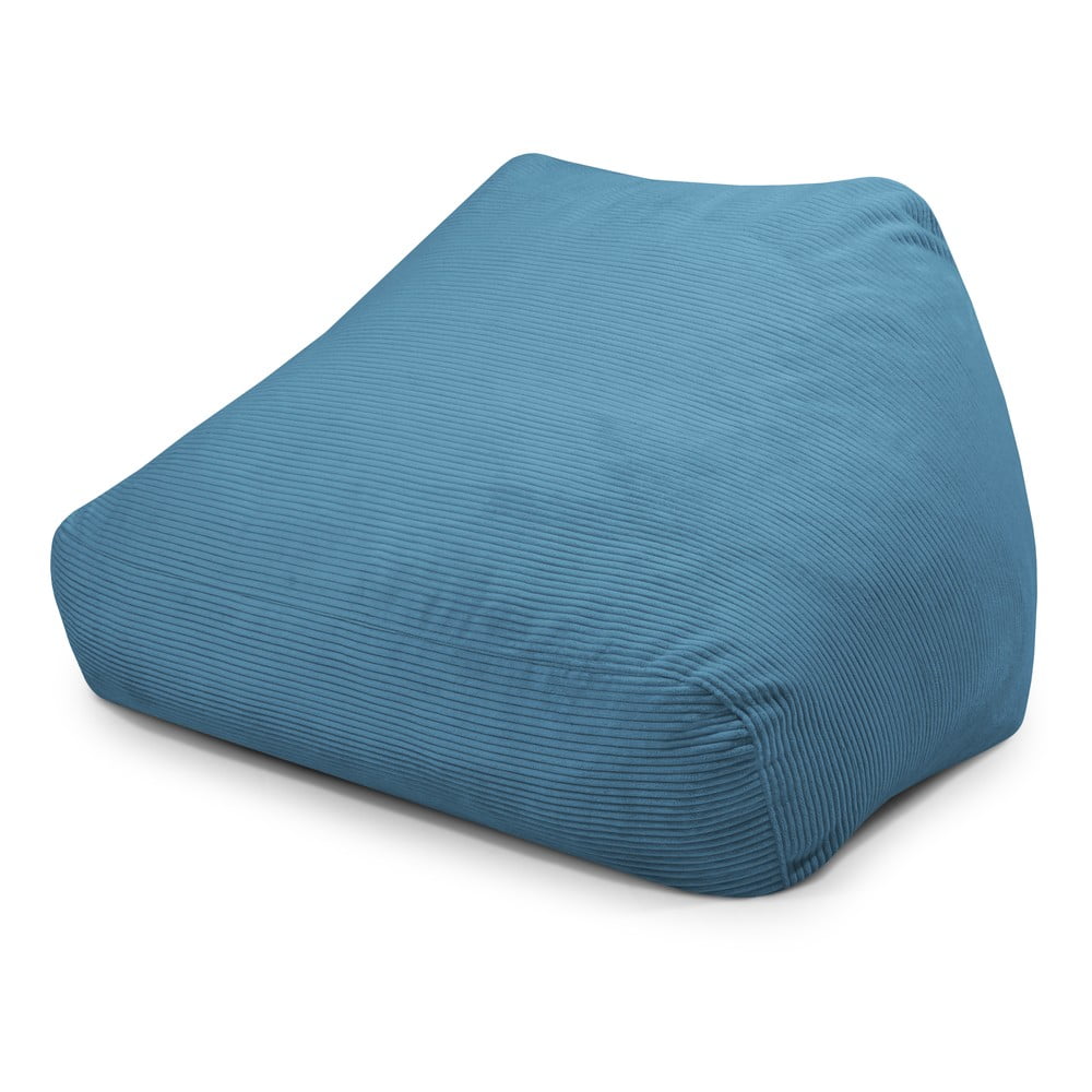 Kék kordbársony babzsákfotel Sofa Snug – SLOWDOWN