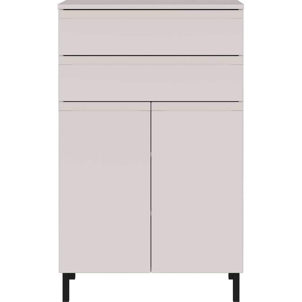 Krémszínű magas fürdőszoba szekrény 60x97 cm Salinas – Germania