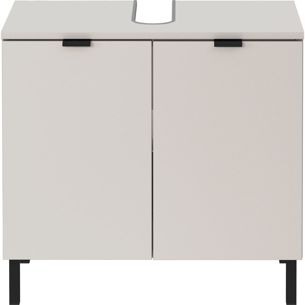 Krémszínű mosdó alatti szekrény 60x56 cm Arcena – Germania