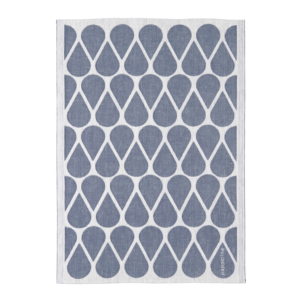 Lenkeverék konyharuha 46x66 cm Otis Blue – Pappelina