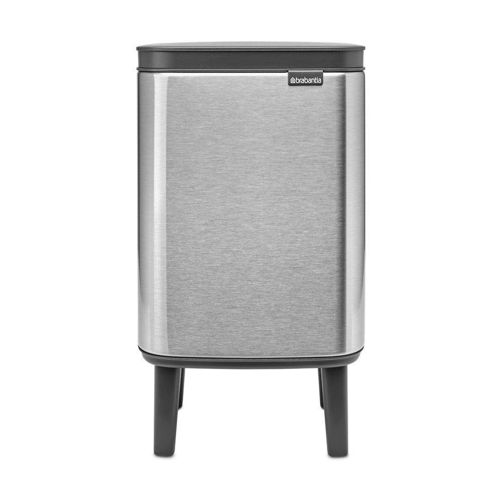 Matt ezüstszínű acél szemetes 4 l Bo Hi – Brabantia