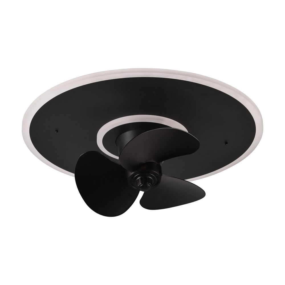 Matt fekete LED mennyezeti lámpa Nybro – Trio