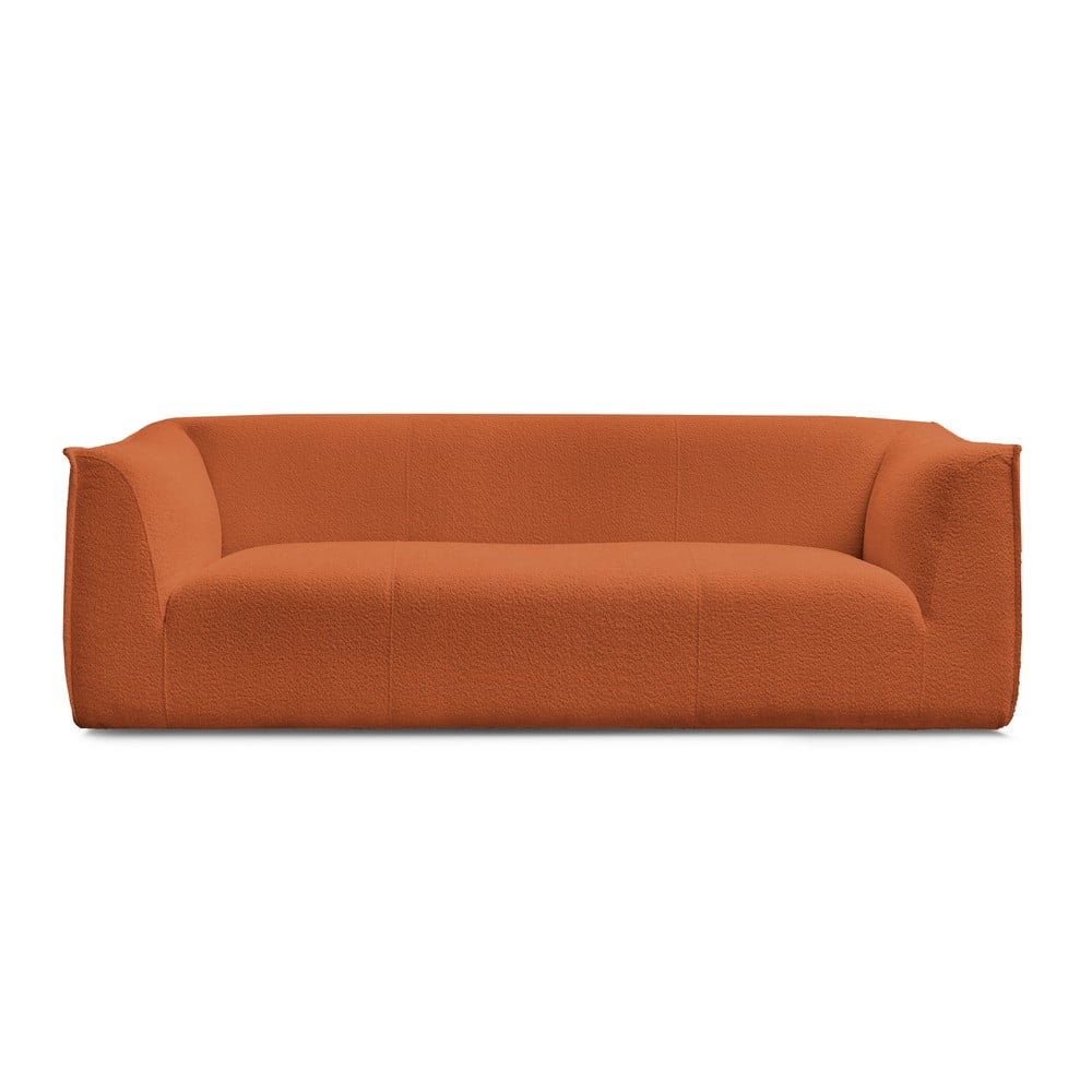 Narancssárga buklé kanapé 242 cm Giorgia – Bobochic Paris