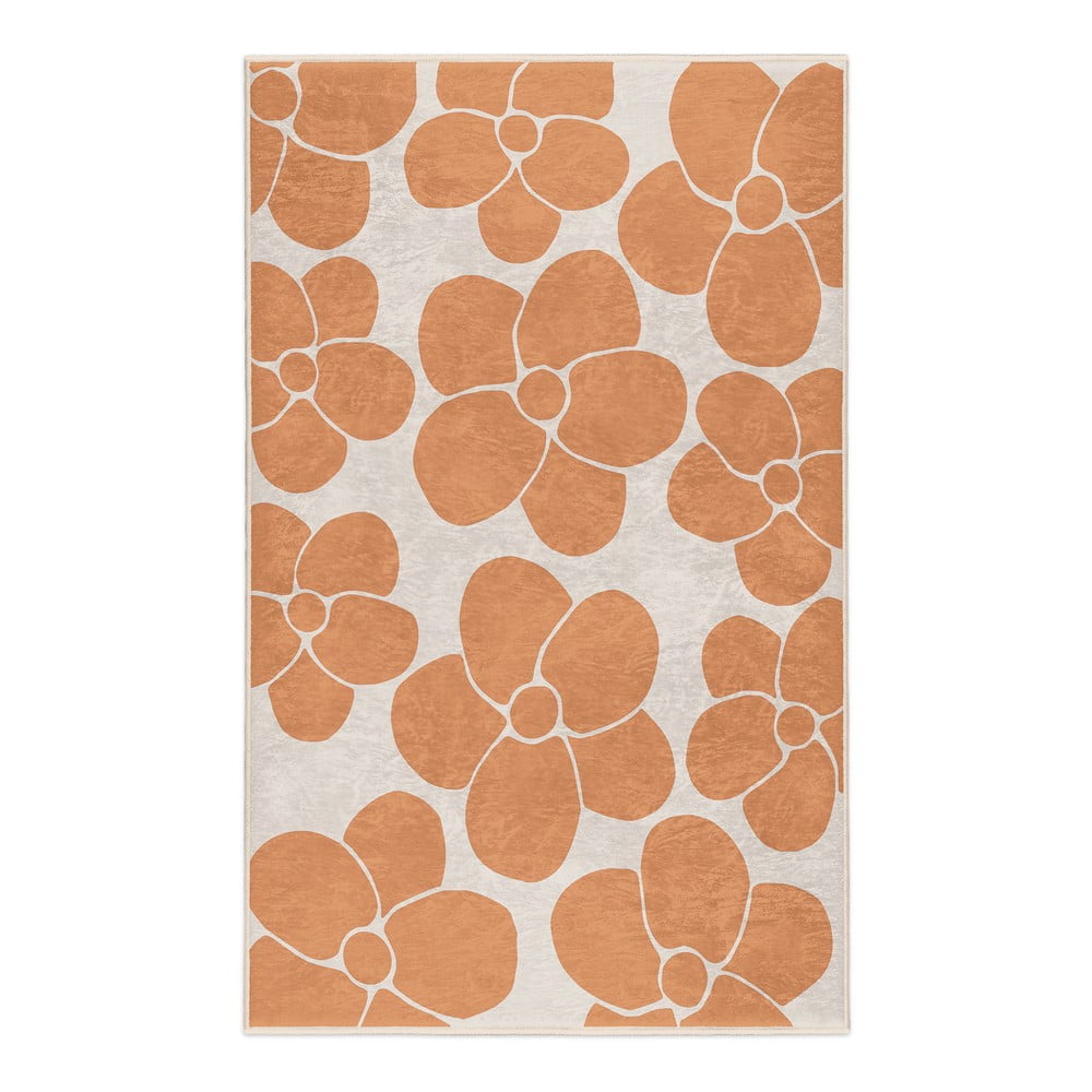 Narancssárga mosható szőnyeg 60x100 cm Orange Meadow – Mila Home