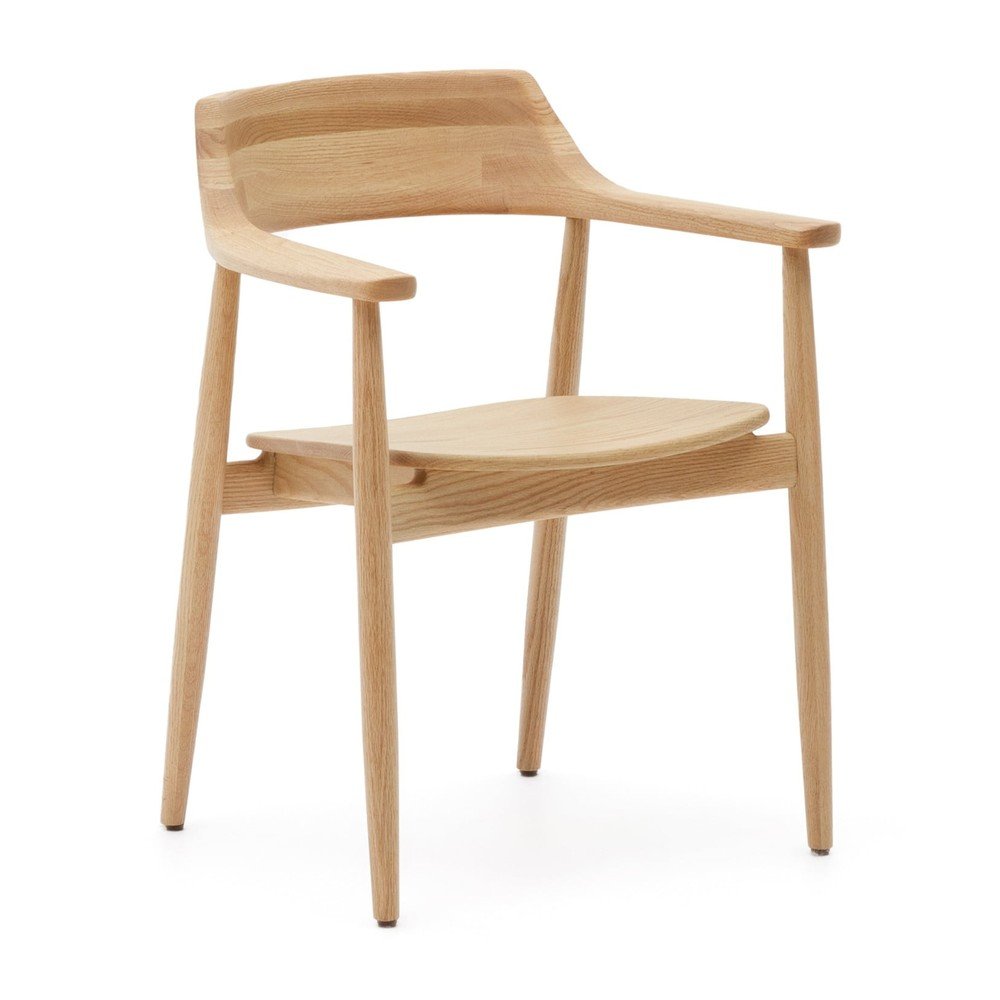 Natúr színű tölgyfa étkezőszék Fondes – Kave Home