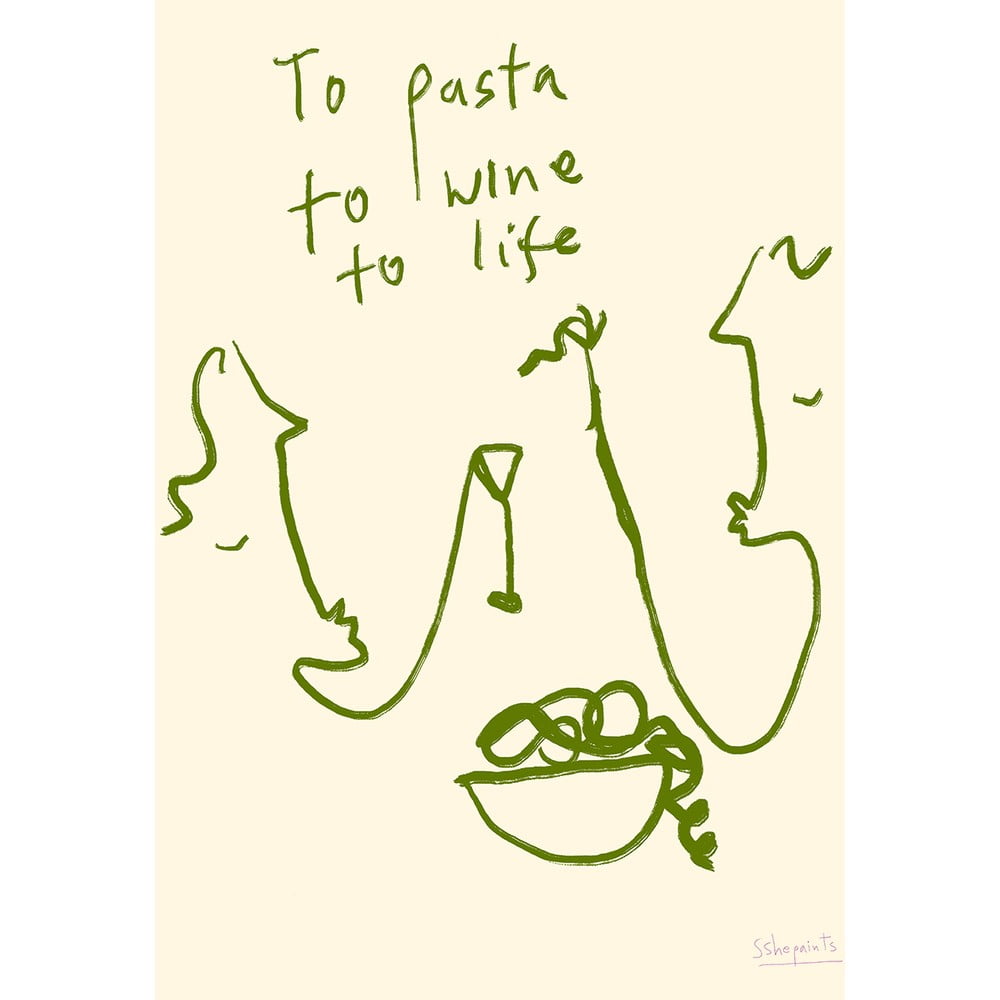 Poszter 30x40 cm To Life – The Poster Club