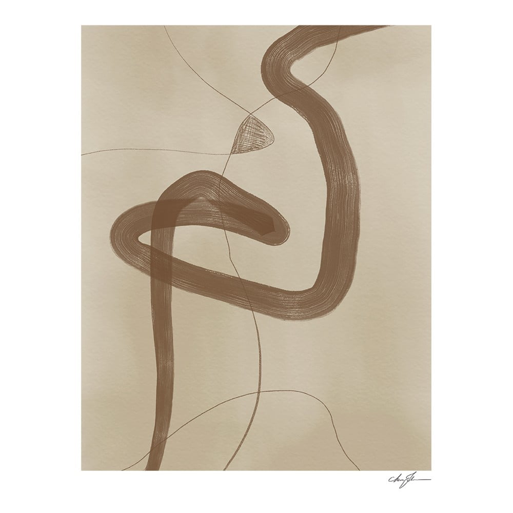 Poszter 70x100 cm Two ways – The Poster Club