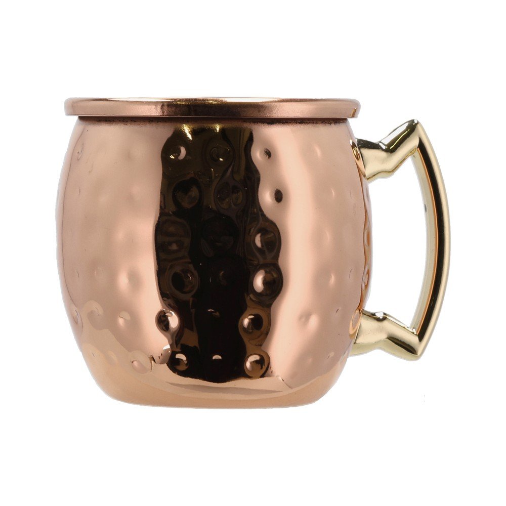 Rézszínű acél bögre szett 4 db-os 80 ml Moscow Mule – Lyngby Glas
