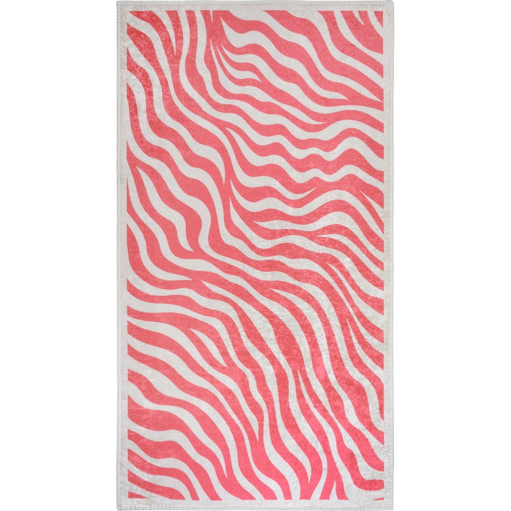 Rózsaszín mosható szőnyeg 80x150 cm Red Zebra – Vitaus