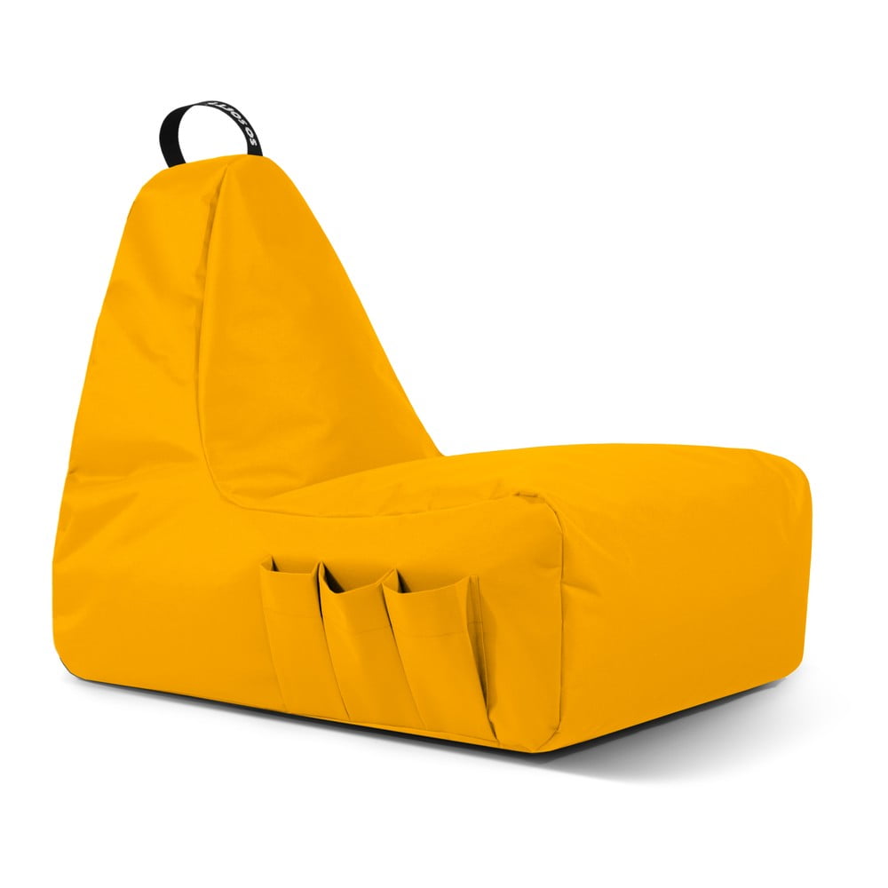 Sárga babzsákfotel Chill Gamer XL – So Soft?