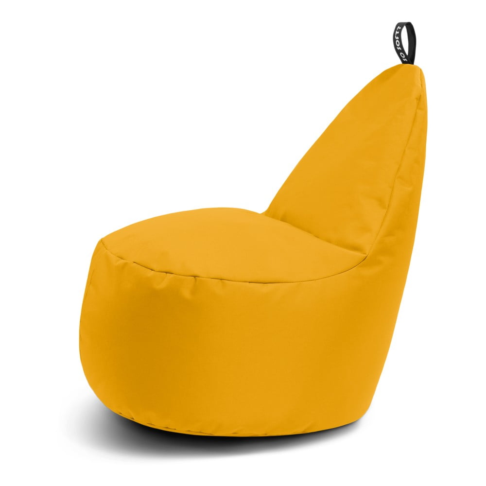 Sárga gyerek babzsákfotel Lull M – So Soft?