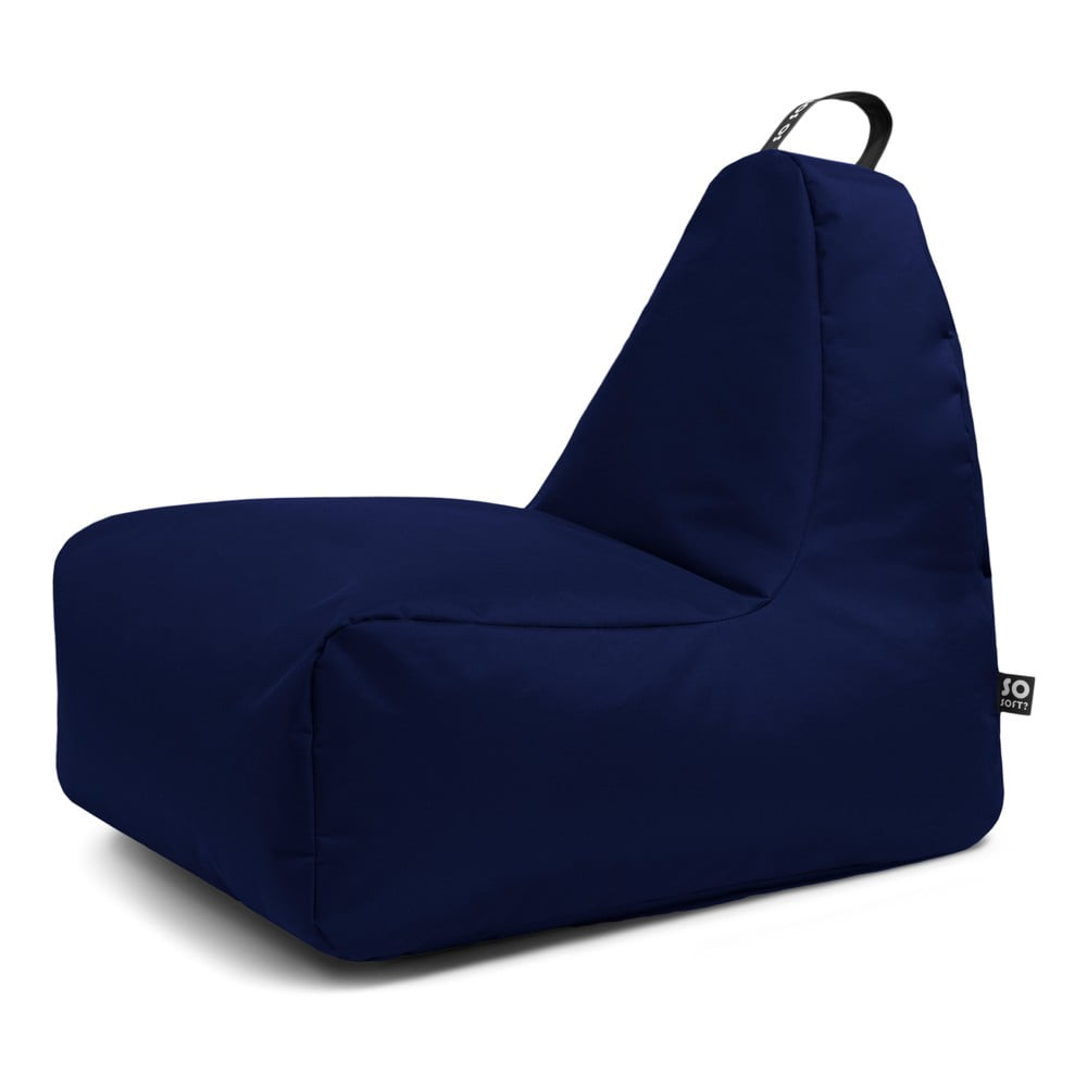 Sötétkék gyerek babzsákfotel Chill M – So Soft?