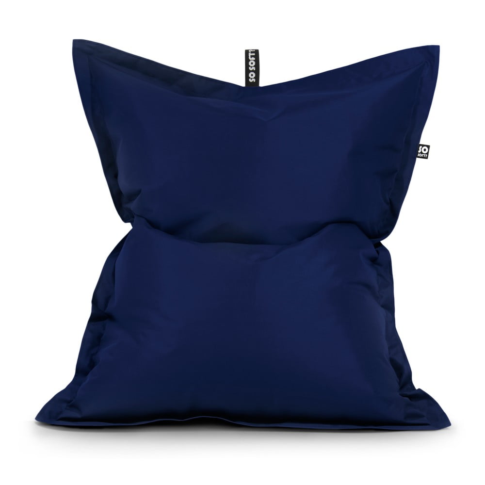 Sötétkék gyerek babzsákfotel Pad M – So Soft?