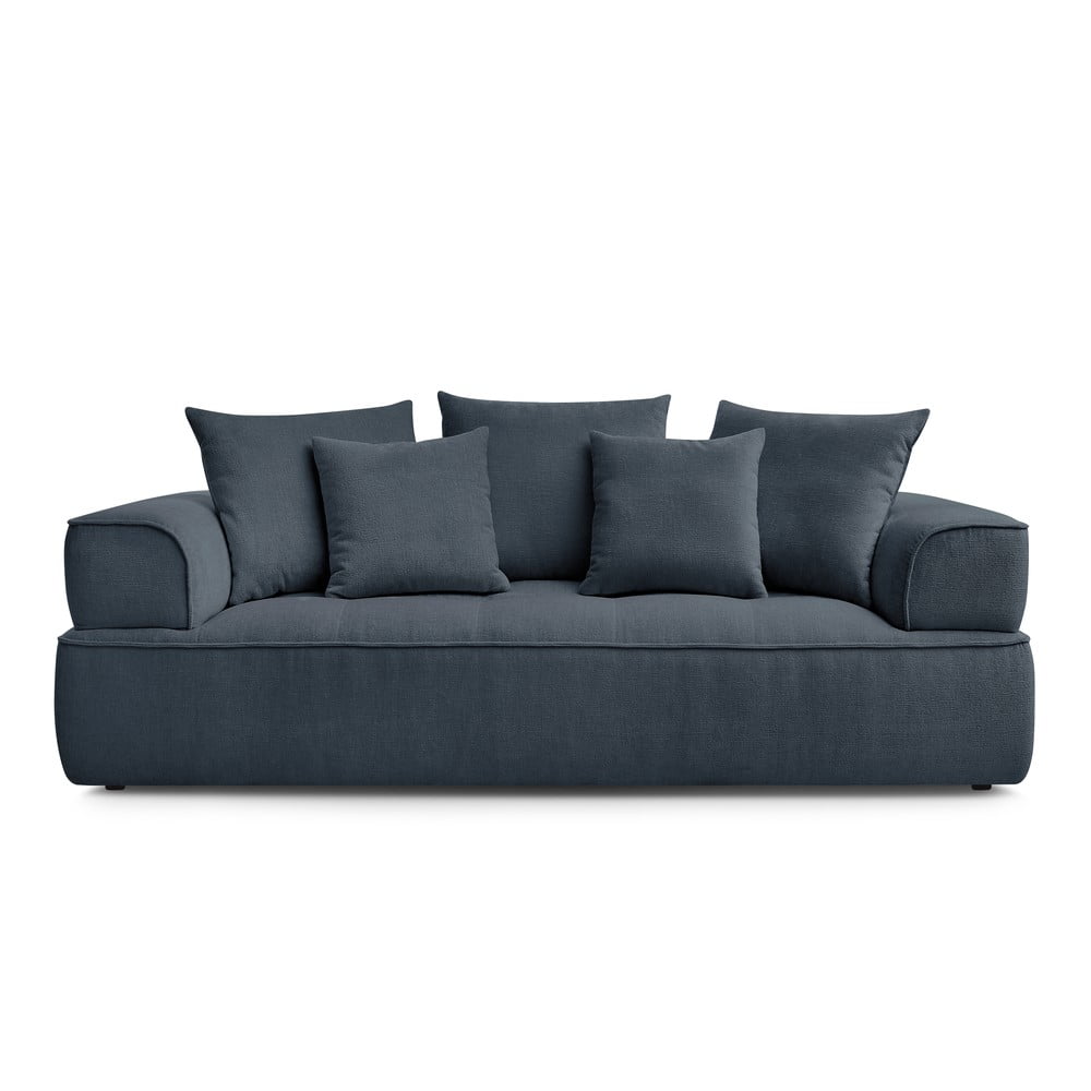 Sötétkék zsenília kanapé 237 cm Whesley – Bobochic Paris