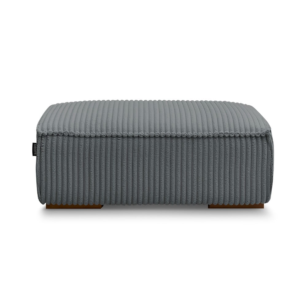 Sötétszürke kordbársony lábtartó Chelsea – Bobochic Paris