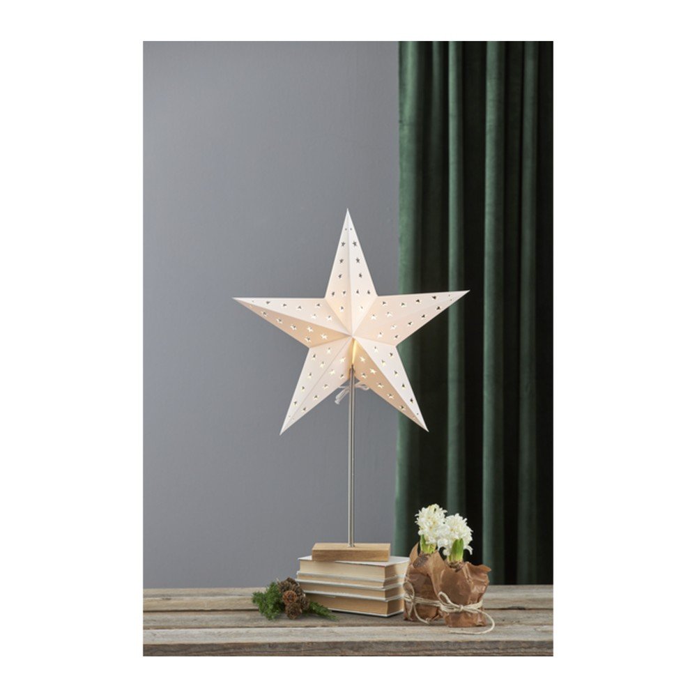 Star fehér világító csillag dekoráció