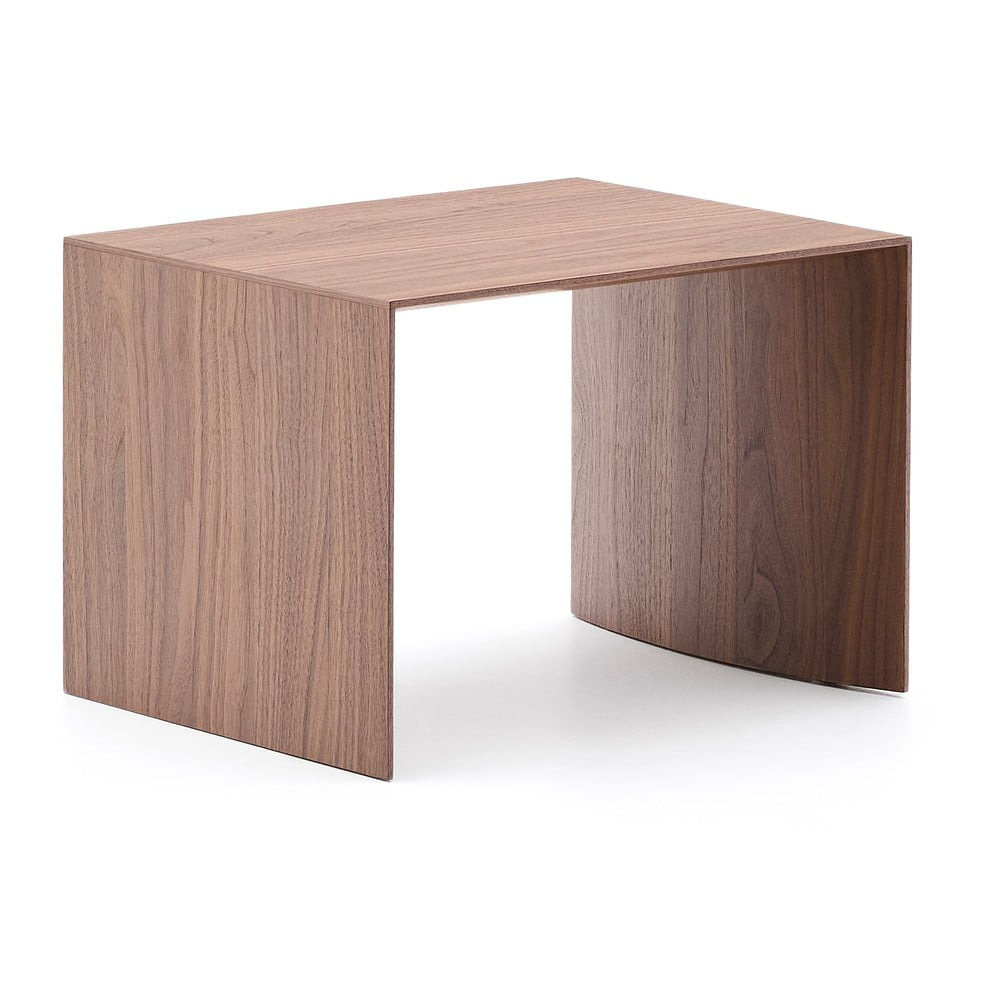 Tárolóasztal diófa dekorral 40x55 cm Litto – Kave Home