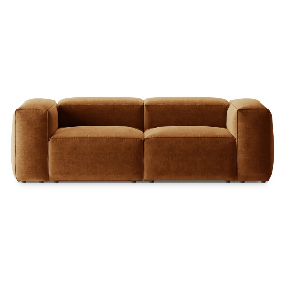 Téglavörös kanapé 224 cm Bergano – Cosmopolitan Design