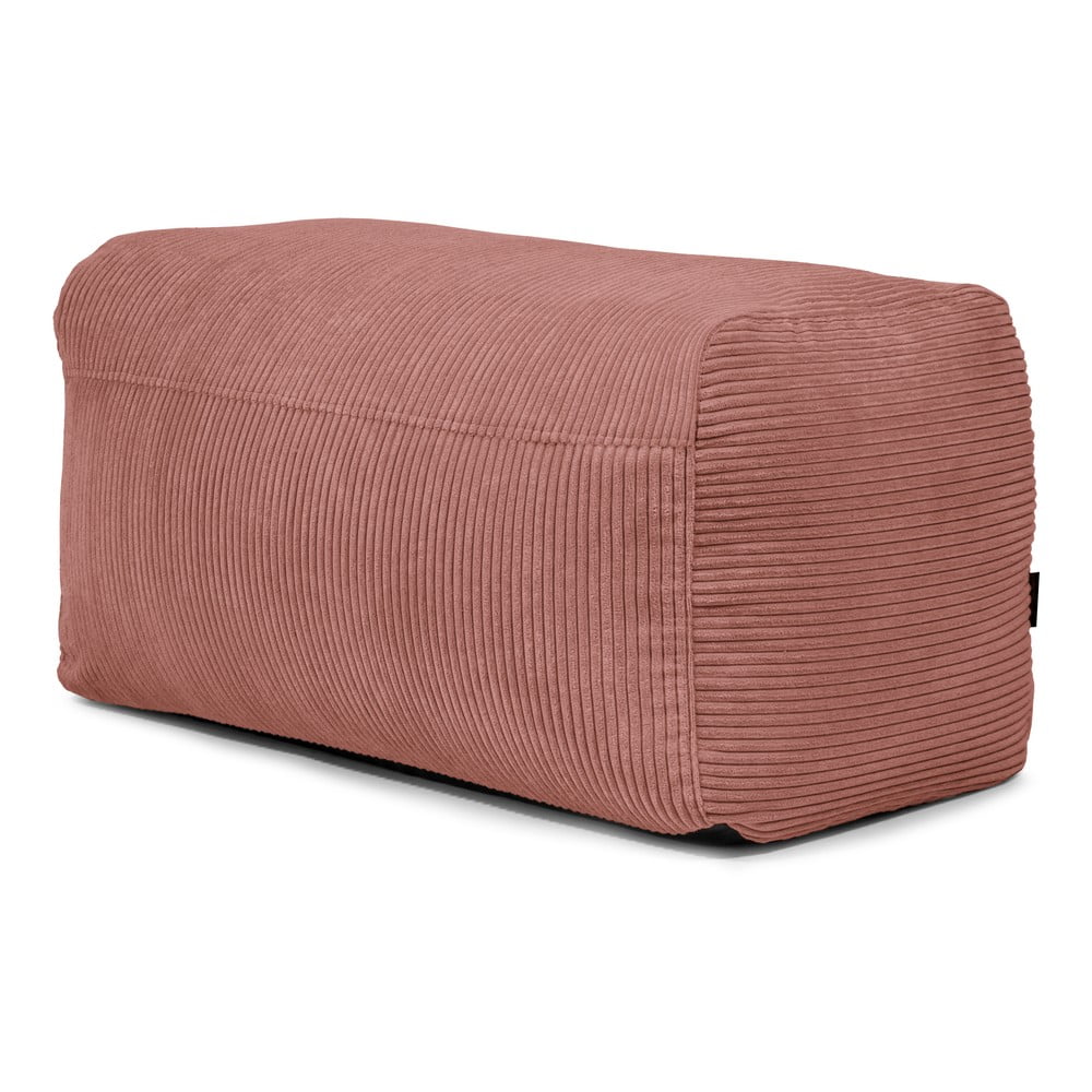 Téglavörös kordbársony babzsákfotel Plus 100 Lounge – SLOWDOWN