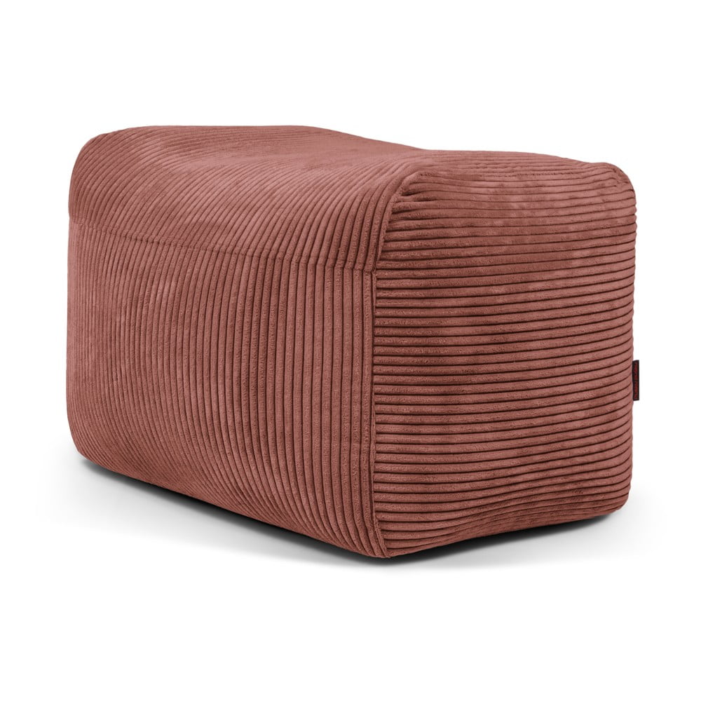 Téglavörös kordbársony babzsákfotel Plus 70 Lounge – SLOWDOWN