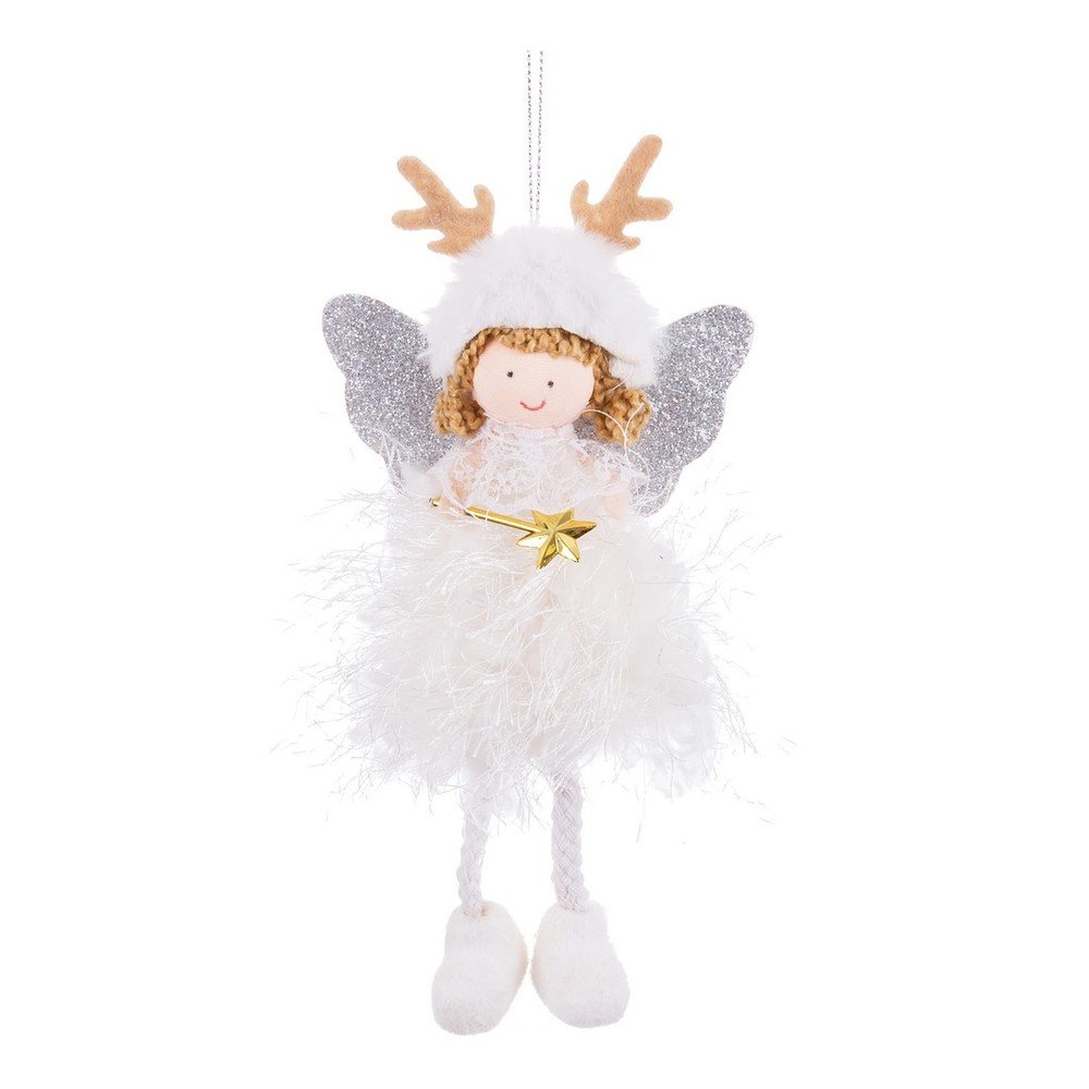 Textil karácsonyi függődísz 20 cm Angel – Casa Selección