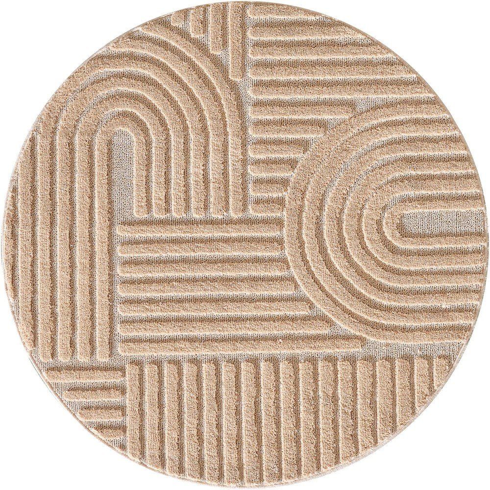 Világos rózsaszín kerek szőnyeg ø 120 cm Art 1121 – Ayyildiz Carpets